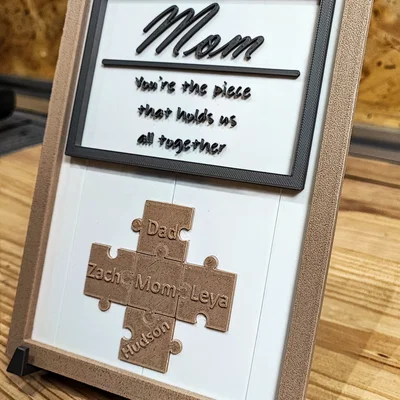Quà Tặng Tranh Ghép Puzzle Khung Ảnh Cho Ngày Của Mẹ