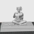 Mô hình 3D Harley Quinn Alternate Dimension đọc sách thư giãn - Thumbnail 2