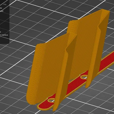 Giá treo kính mắt tối giản - Phụ kiện in 3D gọn gàng cho bàn làm việc