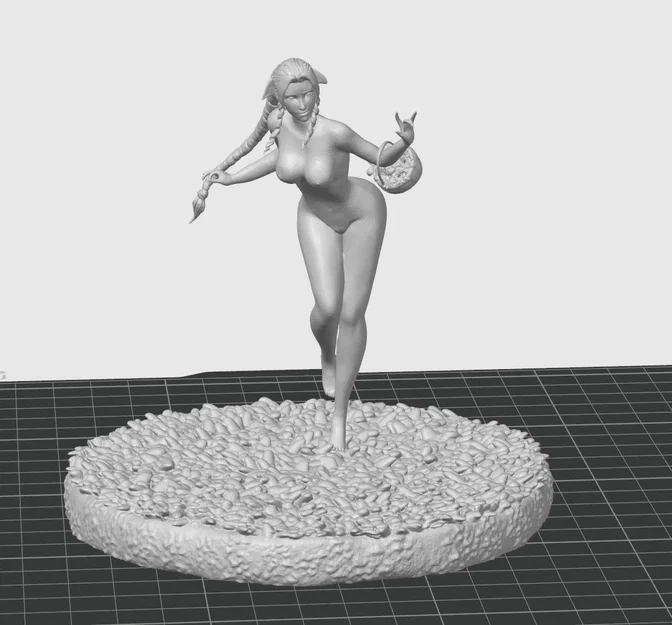 Mô hình cô gái hoa FlowerGirl NSFW cho người đam mê in 3D - Image 2