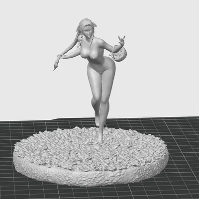 Mô hình cô gái hoa FlowerGirl NSFW cho người đam mê in 3D