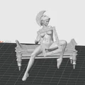 Mô hình tượng nữ thần Athena nghệ thuật gợi cảm (NSFW) cho in 3D - Thumbnail 2