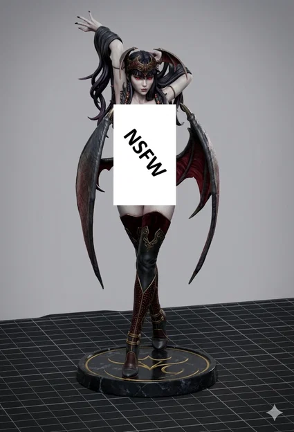 Mô hình tượng Naughty Succubus 3D chi tiết cực đẹp cho người sưu tầm - Image 1