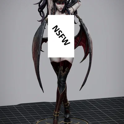 Mô hình tượng Naughty Succubus 3D chi tiết cực đẹp cho người sưu tầm