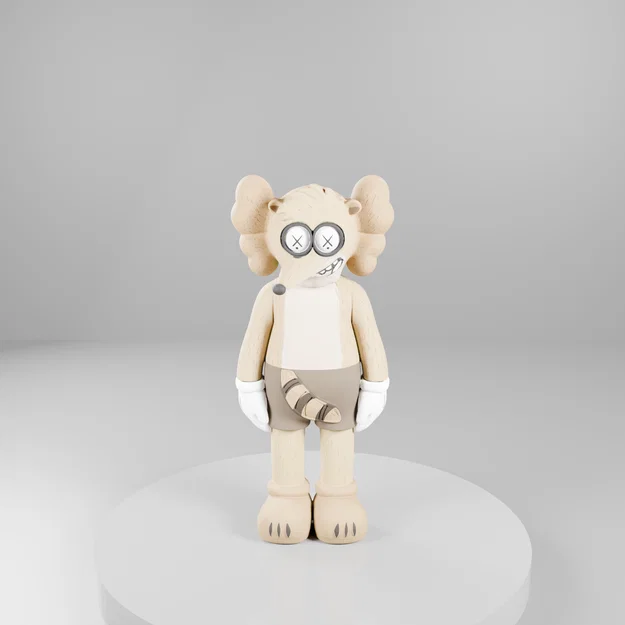 Mô hình Regular Show Rigby phong cách Kaws - Image 1