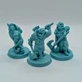 Mô hình Orc Berserker cầm rìu hai tay - In FDM không cần support - Thumbnail 3