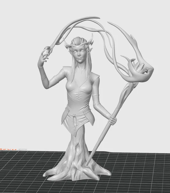 Mô hình tượng bán thân Dark Elf (Tiên bóng tối) cực kỳ sắc nét - Image 2