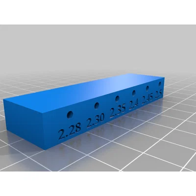 Bộ kiểm tra dung sai cho xe Derby - 3d Printed Derby Tolerance Testers #ERRF2018