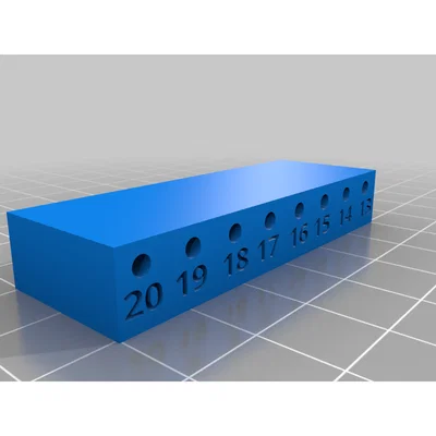Bộ kiểm tra dung sai cho xe Derby - 3d Printed Derby Tolerance Testers #ERRF2018