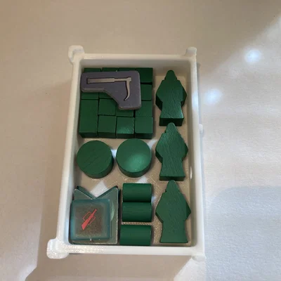 Bộ khay chứa quân cờ in 3D cho board game Dune: Uprising