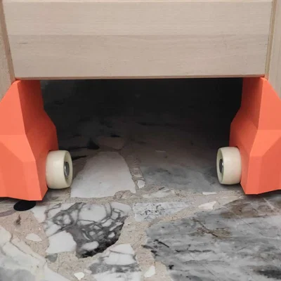 Giá đỡ bánh xe cho bàn IKEA NORDEN – Không khoan đục, không gây hư hại