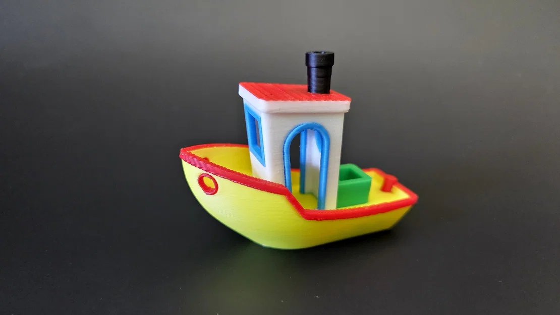 Benchy 7 màu tốc độ cao: Bản in thử nghiệm cho H2C hoặc Indx - Image 1