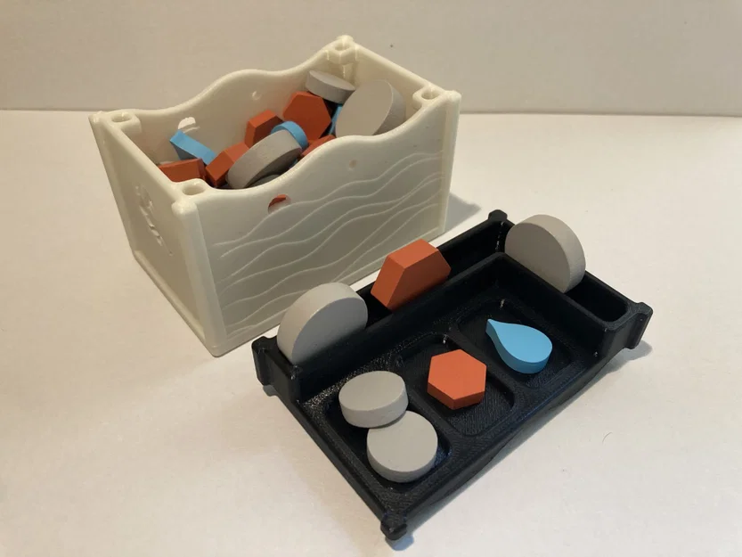 Hộp đựng tài nguyên board game 3D (Resources Box & Lid) - Tiện lợi - Image 1