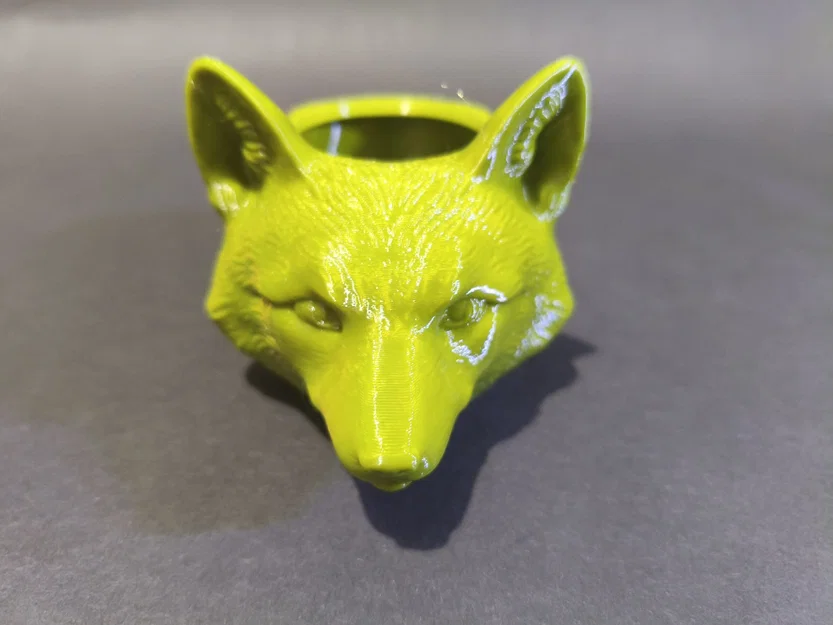 Chậu Trồng Sen Đá Hình Cáo Hình Học (Geometric Fox Succulent Planter) - Image 3