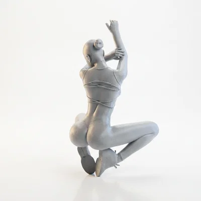 Mô hình nghệ thuật tượng nữ ngồi in 3D