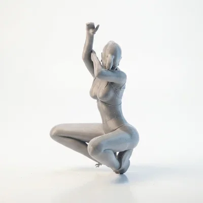 Mô hình nghệ thuật tượng nữ ngồi in 3D