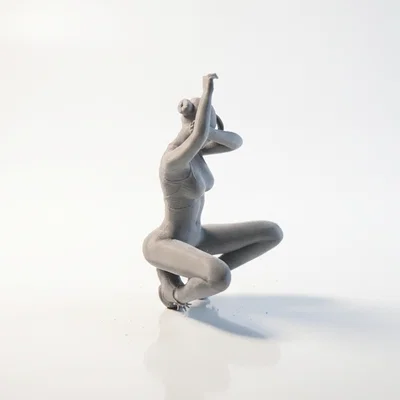 Mô hình nghệ thuật tượng nữ ngồi in 3D