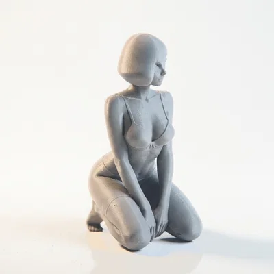 Mô hình tượng nữ Á Đông duyên dáng in 3D