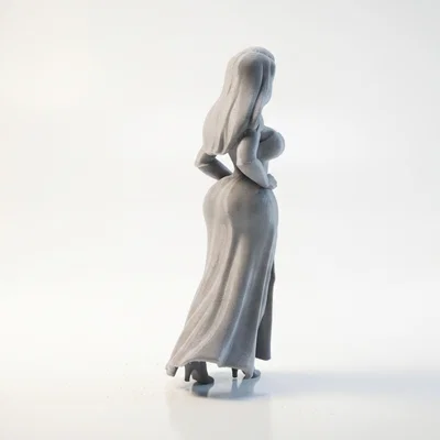 Mô hình tượng nhân vật nữ thanh lịch in 3D