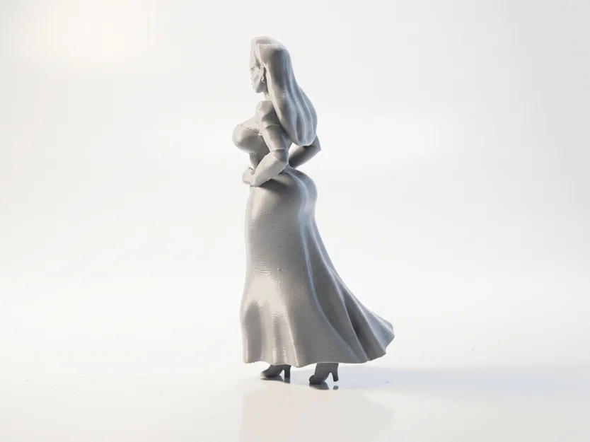 Mô hình tượng nhân vật nữ thanh lịch in 3D - Image 4