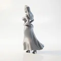 Mô hình tượng nhân vật nữ thanh lịch in 3D - Thumbnail 4