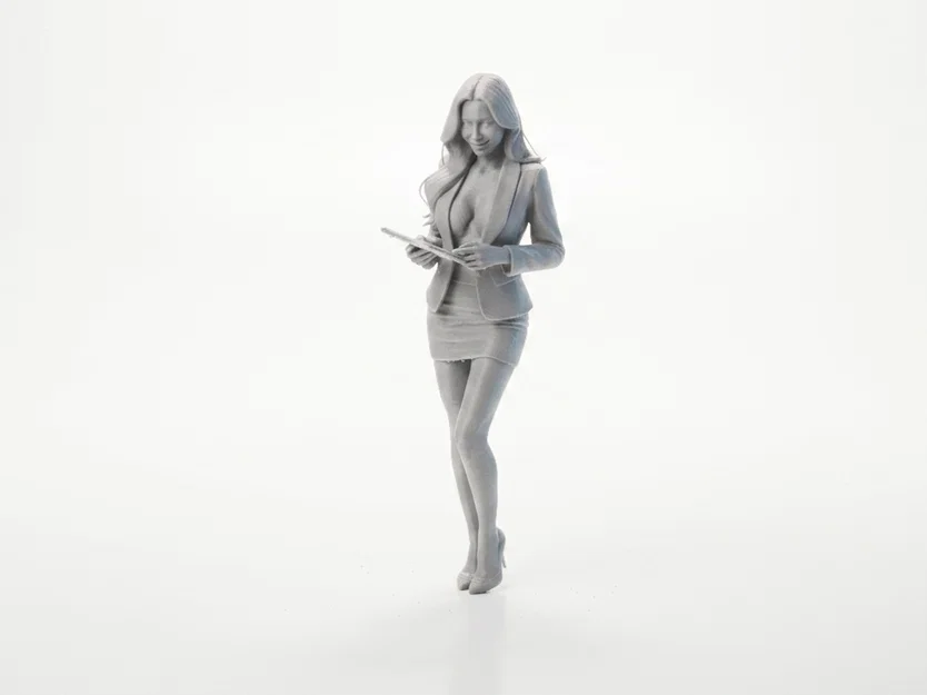 Tượng Nữ Doanh Nhân - Mô hình 3D trang trí văn phòng sang trọng - Image 1