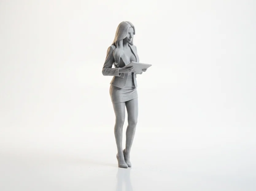 Tượng Nữ Doanh Nhân - Mô hình 3D trang trí văn phòng sang trọng - Image 2