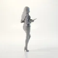 Tượng Nữ Doanh Nhân - Mô hình 3D trang trí văn phòng sang trọng - Thumbnail 3