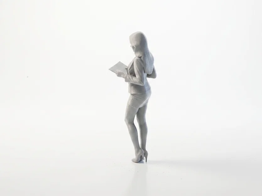 Tượng Nữ Doanh Nhân - Mô hình 3D trang trí văn phòng sang trọng - Image 4