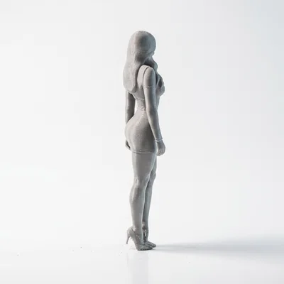 Tượng Nữ Điêu Khắc Thanh Lịch Cho Máy In 3D