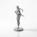 Tượng Mô Hình Nữ Quyến Rũ Mặc Quần Short In 3D - Thumbnail 4
