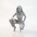 Mô hình tượng nữ dáng ngồi xổm - File in 3D tinh xảo - Thumbnail 1