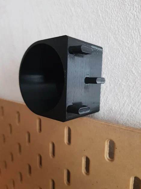 Ngàm treo chai xịt 3DLAC cho bảng pegboard IKEA SKADIS - Image 1