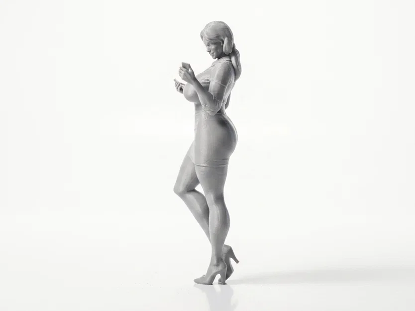Mô hình cô giáo in 3D - Tượng nhân vật nữ - Image 4