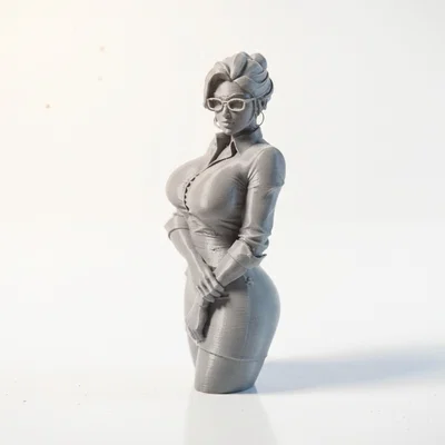 Mô hình tượng cô giáo phong cách - Tệp in 3D cho nữ giáo viên