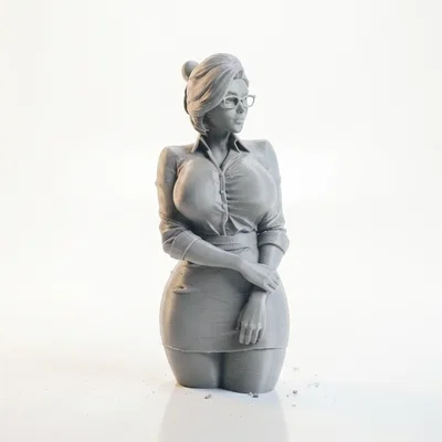 Mô hình tượng cô giáo phong cách - Tệp in 3D cho nữ giáo viên