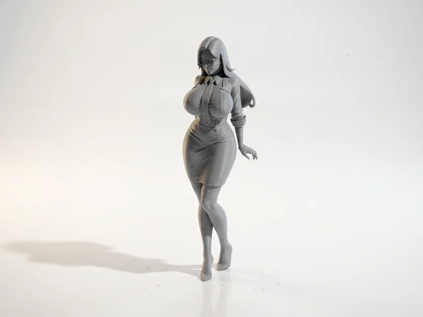 Mô hình tượng nữ nhân vật văn phòng chuyên nghiệp in 3D - Image 1