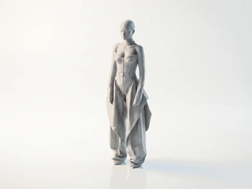 Mô hình tượng nữ nhân thanh lịch (Elegant Female Figurine) - File in 3D STL - Image 1