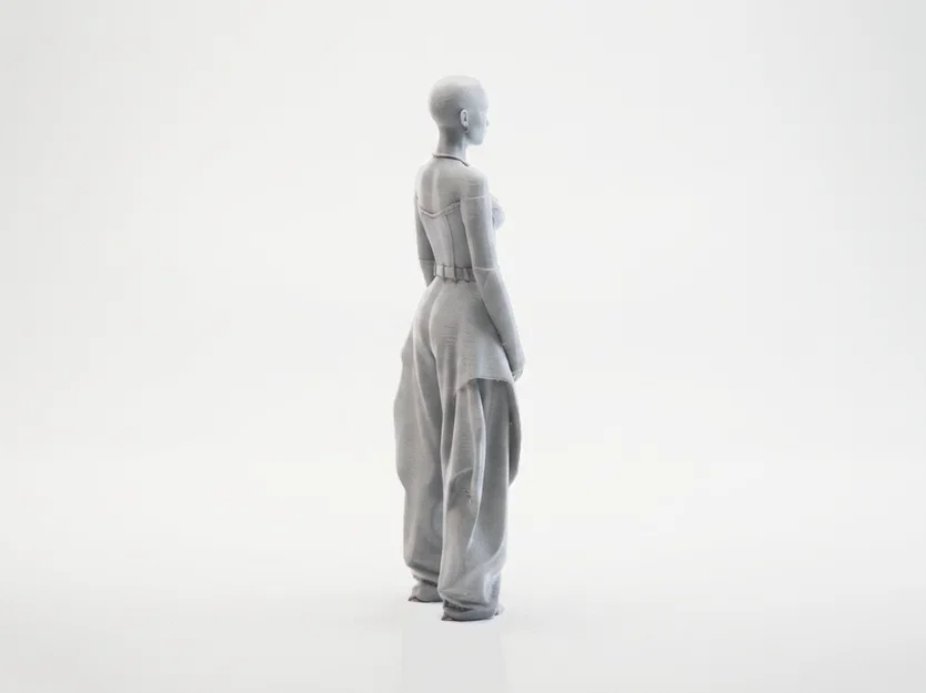 Mô hình tượng nữ nhân thanh lịch (Elegant Female Figurine) - File in 3D STL - Image 3
