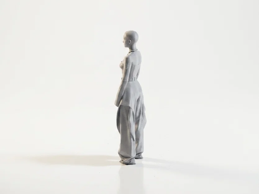 Mô hình tượng nữ nhân thanh lịch (Elegant Female Figurine) - File in 3D STL - Image 4