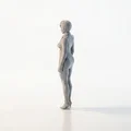 Mô hình tượng nữ quý cô tóc ngắn - File in 3D - Thumbnail 4
