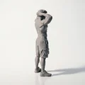 Mô hình tượng nam cơ bắp Fitness 3D Printable cực kỳ chi tiết - Thumbnail 3