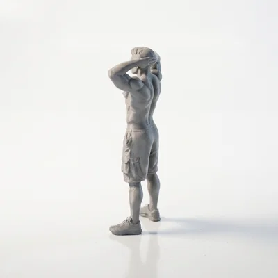 Mô hình tượng nam cơ bắp Fitness 3D Printable cực kỳ chi tiết