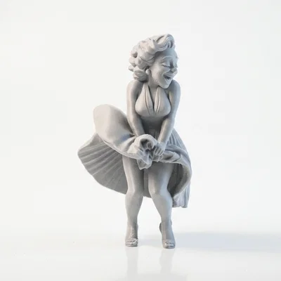 Mô Hình Cô Gái E Thẹn - Tượng Nữ 3D In Ấn Nghệ Thuật