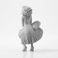 Mô Hình Cô Gái E Thẹn - Tượng Nữ 3D In Ấn Nghệ Thuật - Thumbnail 4