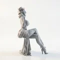 Mô hình 3D Tượng Nữ Thần Thanh Lịch Tư Thế Ngồi - Thumbnail 3