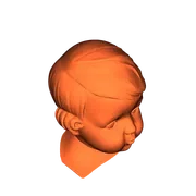 Mô hình đầu búp bê phong cách hoài cổ (Retro Doll Head) in 3D