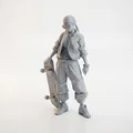 Mô hình 3D Nhân vật nữ Skater Girl in được - Thumbnail 1