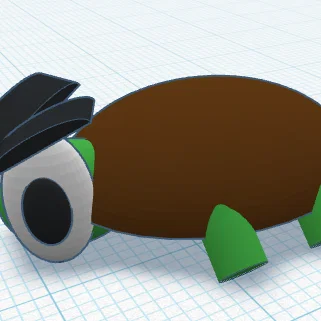 Mô hình chú rùa bảo vệ giày (Shoe Turtle) siêu đáng yêu