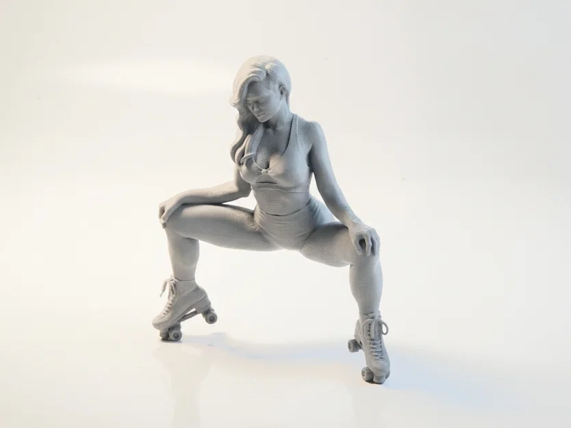 Mô hình 3D Cô Nàng Skater Squat - Tệp in STL - Image 1